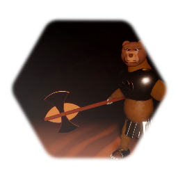 WarriorBear puppet