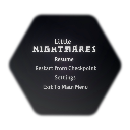 Little Nightmares (Pause Menu)
