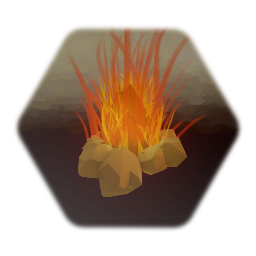 Simple camp fire