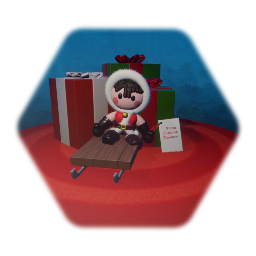 Santa's daughter plush doll