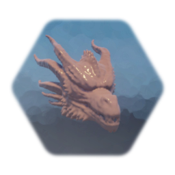 Ghidorah 2019 basic head sculpt