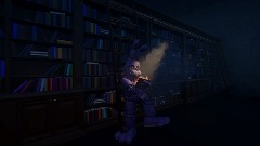 Bonnie reading a book
