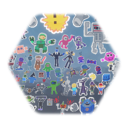 Stylised TPOD characters