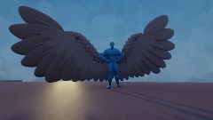 Remezcla de Rounded Rigged Feathered wing