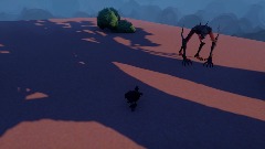 Hunted by the beast scene