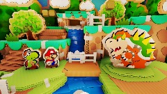 Paper Mario, Diorama'like render