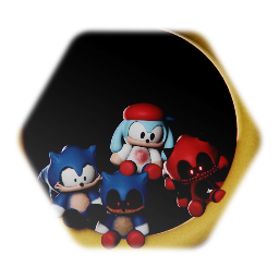 Sonic.exe plush pack 1