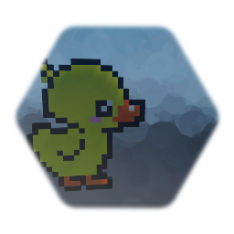 Baby Duck Pixel Art