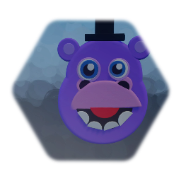 Mr hippo fridge magnet