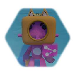 Lankybox foxy but Sackboy!