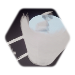 Drink in a glass cup with ice (template)