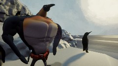 Swimming lessons with MegaPenguin