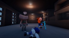Random game people at a store