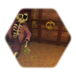 Dead Man's Pirate Treasure Chest  Fortune Teller