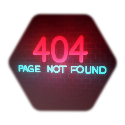 Neon sign 404
