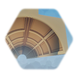 Barrel vaulted / coved ceiling