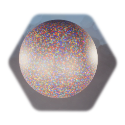 Round Rainbow glitch circle