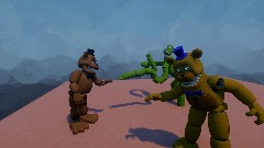 Fnf Green Rainbow friend gameplay: AI mode