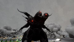 Monster X Destroys A City (New Kaiju World Engine)