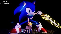 Sir Sonic and Caliburn Render