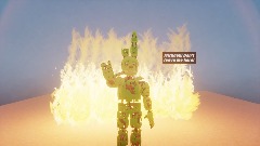 Springtrap has been burned.