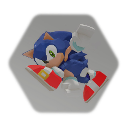 Low poly Sa1 model