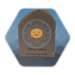 pumpkin summoning circle