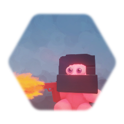 Flamethrower endo plush