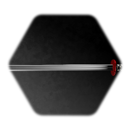 Straight long bone Katana with sheath
