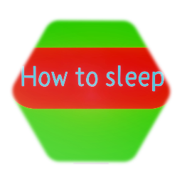 How to sleep