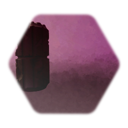 Mossy Ruin Stone Pillar