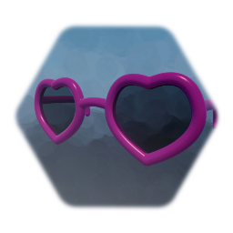 Miss Molecule's heart glasses