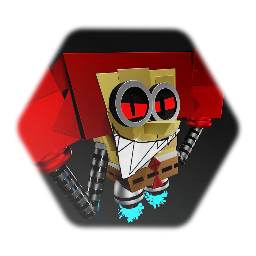 <clue>  robo-spongebob|bfbb|stylized