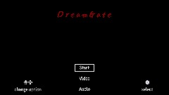 <term> DREAMGATE start screen