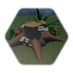 Overgrown Tree Stump