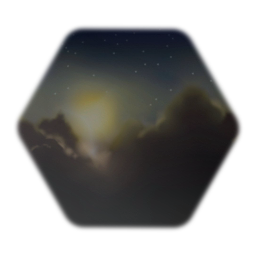 Clouded Sun Painting