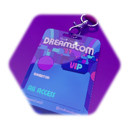 My #DreamsCom21 Lanyard