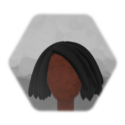 Black Hair Sculpted - Lower Graphics