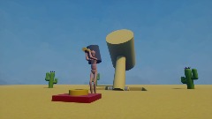 A Button in the Desert [1P minigame]