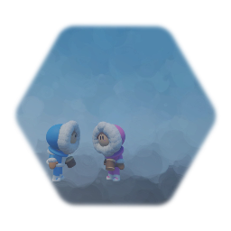 Ice Climber puppets