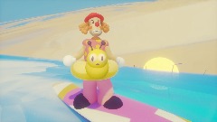 Clown Surfing