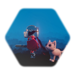 Updated Knight and cat