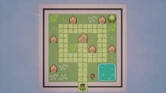 2D Top Down Pixel Art - Playable