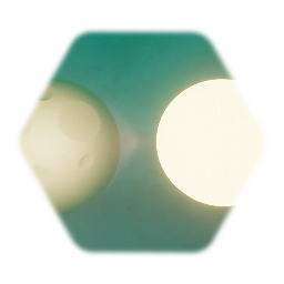 Moon and sun (2 sided)