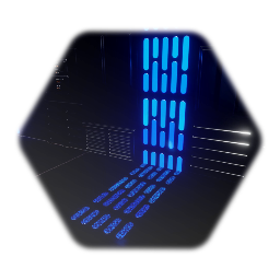 Remix of Death star corridor, floor reflection example