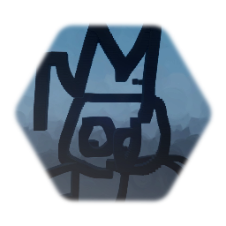 2D Rainbow friends blue