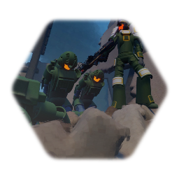 Acmehdian troopers /Kommisar/general/