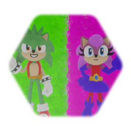 Sonic Underground - Manic and Sonia (My Version)