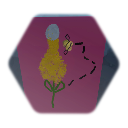 Картина "Чертёнок цветок"