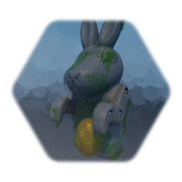 Stone Easter Bunny Idol